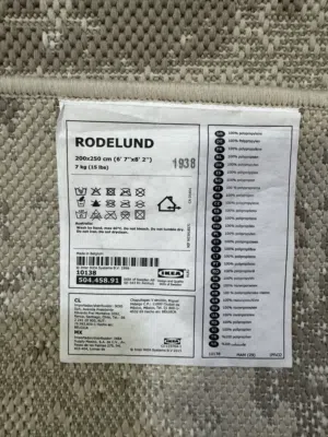 IKEA RODELUND rug 200x250cm