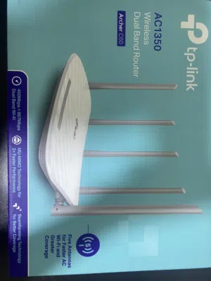 للبيع راوتر مقوي شبكة tp-link ac1350 wireless dual band router archer c60