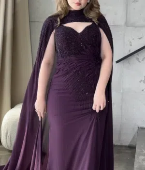 فستان سهرة فخم وانيق
