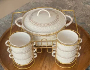 Elegant Ceramic Serving Set طقم تقديم سيراميك فاخر
