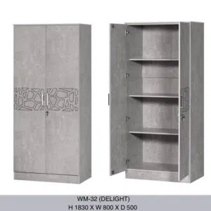 2 Door wardrobe