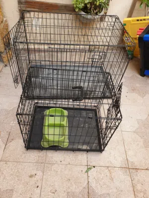 قفص كبير وقفص صغير الاثنين با 25 دينار