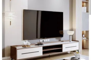 Home box - Modway 2 Metre TV Unit with Sintered Stone Top for TVs up to 80 inches