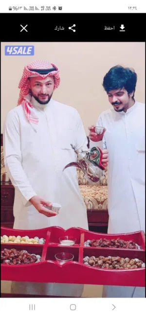 حلويات مع خدمه ضيافه رجالى ونسائي