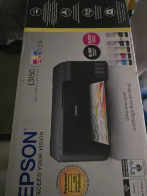 طابعة epson L3150 تطبع على باك كفر الجهاز صور