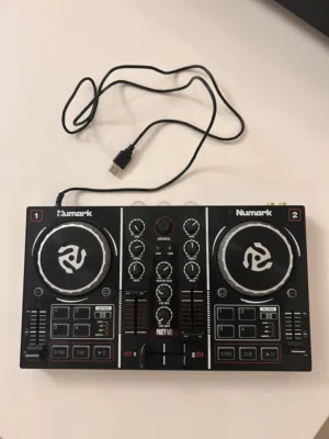 NUMARK party mixer with built in light system.