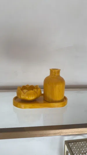 مزهريه و قاعده شمعه