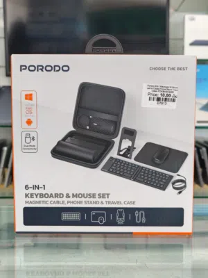 Brand New Porodo Keyboard Set in Oman  Highly portable  1 Year Warranty