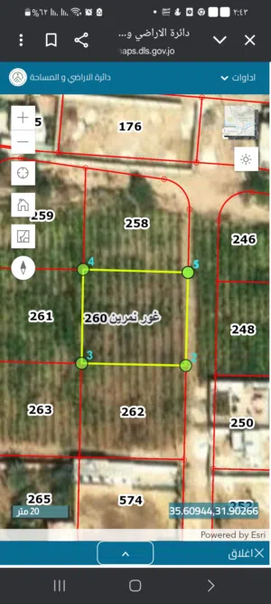 Residential Land for Sale in Jordan Valley Dead Sea
