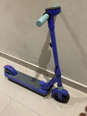 Kids Electric Scooter – Blue, Lightweight, Safe & Easy to Ride  Perfect Gift”