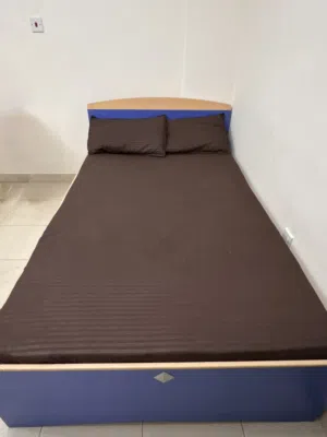 Single spacious bed