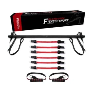 طقم عصا مطاط أصلي لتمارين المقاومة وشد العضلات وتحسين اللياقة البدنية في المنزل