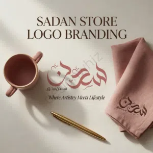 Arabic calligraphy logo design and branding design