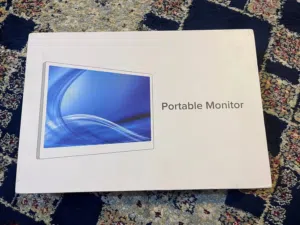 شاشة محمولة Portable Monitor مقاس 15.6  بوصة -جديده غير مستخدمه بسعر130 الف مع التوصيل