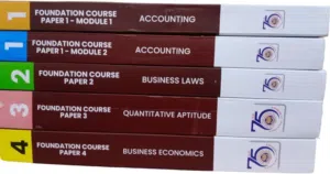 CA foundation and intermediate books