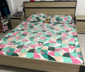 bedroom service with bed mattress
