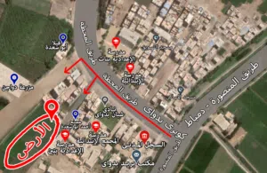 من المالك ارض موقعها متميز مدخل بدواي المنصوره بجوار الكوبرى والأسفلت العمومى