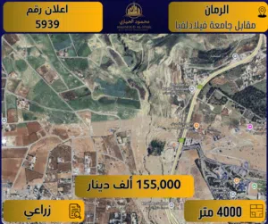 Farm Land for Sale in Jerash Tal Al-Rumman