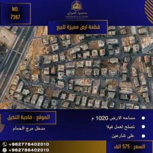 إعلان رقم (7367) فرصة ملكية نادرة في ضاحية النخيل: تميز بامتلاك موقع استثنائي!