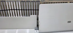 للبيع سرير مستعمل من إيكيا سهل التركيب يكفي لشخصين