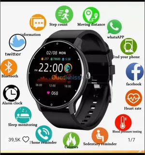 smartwatch zl02 ساعة ذكية للرجال والنساء