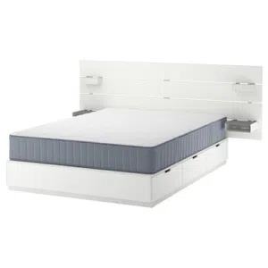 IKEA Nordli Bed with Wallboard