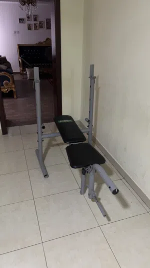Home gym banch press good condition good quality