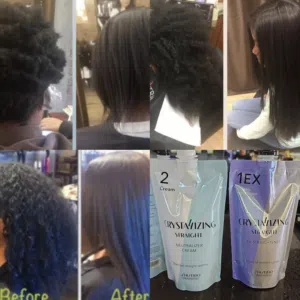 shiseido Japanese permanent hair straightening  فرد الشعر الدائم من شيسيدو