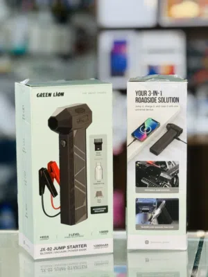 GREEN LION JX 82 JUMP STARTER BLOWER/VACUUM/POWER BANK 12000mah 130000RPM