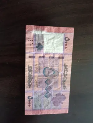 العملة المعروضة في الصورة هي ورقة نقدية من فئة 5000 ليرة لبنانية.