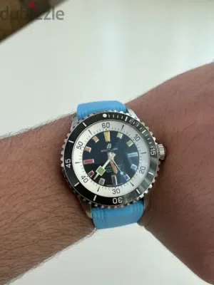 ساعة breitling ازرق كوبي وان طبق الاصل  اعاى نسخة تقليد