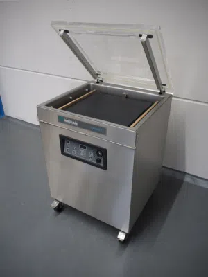 Henkelman Marlin 52, a commercial-grade floor-standing single chamber vacuum packaging machine