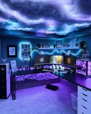 Gaming Room Decoration & RGB Lighting in Muscat تزيين غرف الألعاب وإضاءة RGB في مسقط