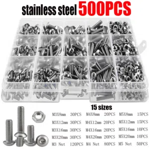صندوق براغي وصواميل ستانلس ستيل (Stainless Steel)