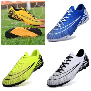Practical, lightweight football shoes suitable for turf, sand pitches and hard surfaces.