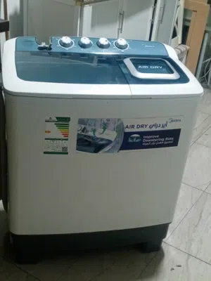 غسالةحوضين شركةميدياءشبةجديد10كيلو شغال