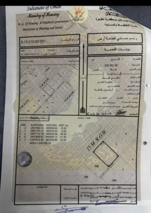Residential Land for Sale in Al Dhahirah Ibri