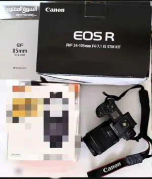 Camera Canon R + Lens RF 24-105 + Lens 85 1.8 + adapter