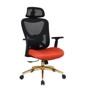 Office Chair Gold Mesh