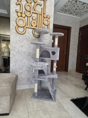 خداشة قطط اعمده مع العاب وبيوت للقطه