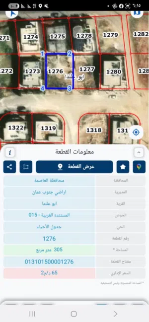 Residential Land for Sale in Amman Abu Alanda