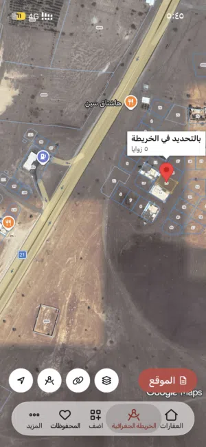 حفيت بالقرب من الشارع العام مساحة 952