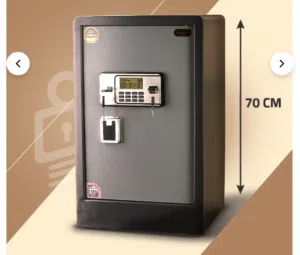 خزنه ضد الحريق بوزن 60 كيلو عبارة عن قلعه أكثر من نظام حماية اذا مش قلعه ترجع