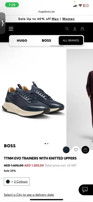 Boss New Size 44  With cap