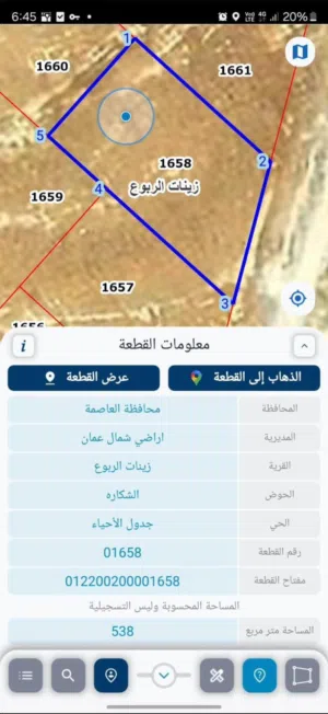 Residential Land for Sale in Amman Shafa Badran