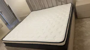 فرشة مزدوج 200*200 عمرها سنتين فقط بحالة ممتازة و تحت الكفالة بمدة 10 سنوات مرفق الكفالة بالصور