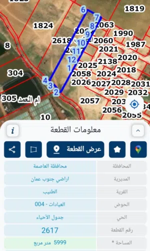 Farm Land for Sale in Amman Al Tuneib