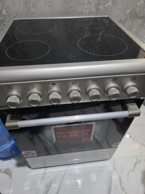 غاز كهربائي 4 عيون زجاج