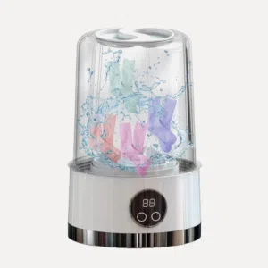 غسالة ملابس صغيرة محمولة شحن MINI WASHING MACHINE HP-908  6068
