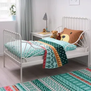 ikea سرير قابل للتمديد، أبيض، 80 × 200 سم من يكيا اصلي